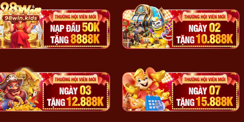 Đăng Ký 98win - Hướng Dẫn Các Bước Và Lưu Ý Cần Biết 4 Người chơi mới nhận nhiều khuyến mãi chào mừng