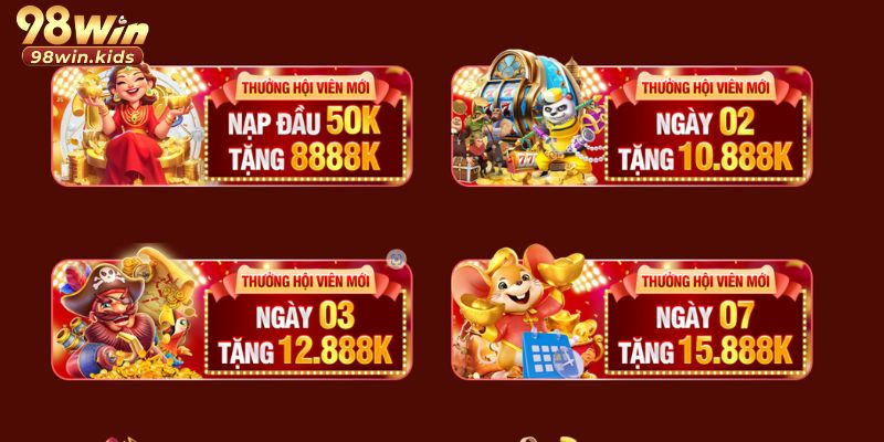 Nạp Tiền 98win - Hướng Dẫn 3 Phương Thức Tiện Lợi 5 Cực nhiều khuyến mãi nạp tiền đang chờ đợi thành viên