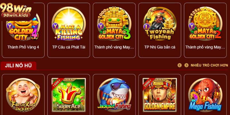 Tải App 98Win | Nhận Lì Xì Nhanh Chóng Trong Khung Giờ Vàng 5 Các trò chơi trên app 98Win